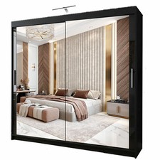 Milan sliding 2 doors wardrobe