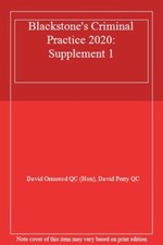 Blackstone's Criminal Practice