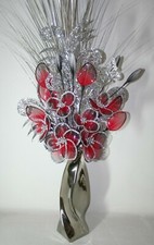 Large Artificial Flowers Red