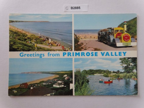 Primrose valley postcard - valley,