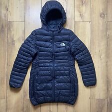 Women's The North Face Stretch Down Parka Coat Jacket Medium Hooded