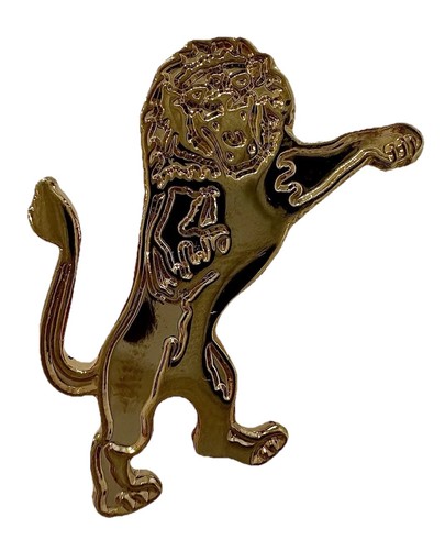 Millwall gold lion - lion, badge
