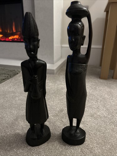 Pair hand carved kenyan - hand,