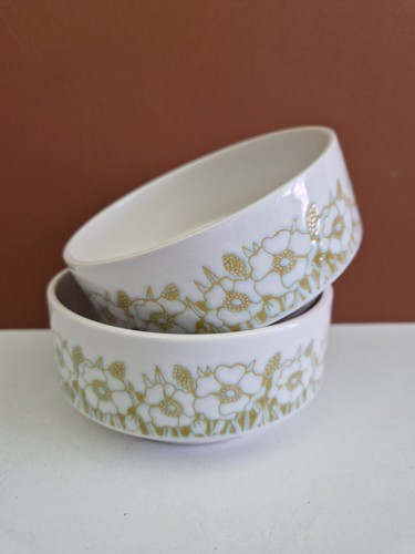 Hornsea fleur cereal bowls - , 5"