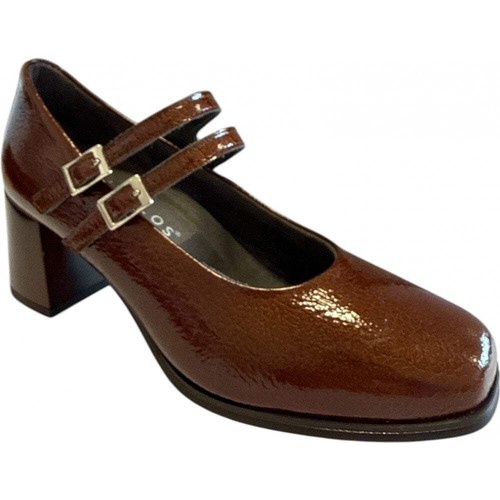Pitillos 831 brown patent - brown,