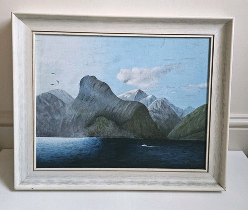 Original framed landscape - original, oil