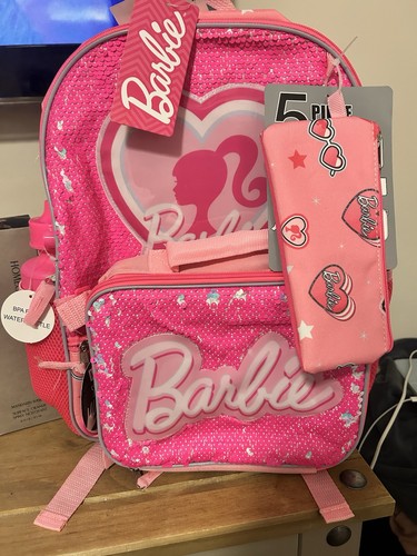 Barbie backpack lunch box - barbie,