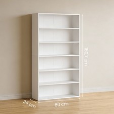 VASAGLE Bookcase, 6-Tier