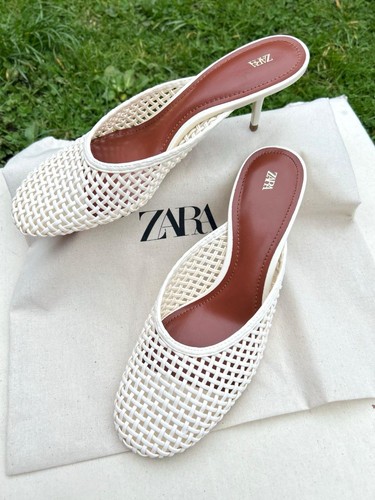 Zara woven mesh - , mule