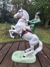 Beswick Huntsman White Horse/green jacket Specially Commissioned Pristine Con
