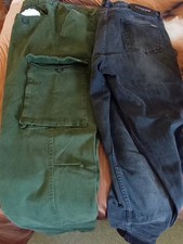 two pairs of jeans 34ins waist