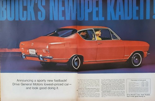 1966 buick opel - kadett, 2