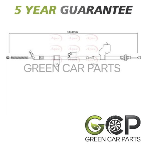 Hand brake cable - hand, left