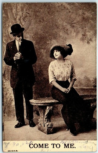 Postcard come me - come,