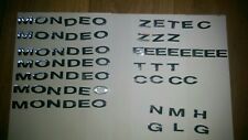 Ford Lettering Badges letters zetec mondeo focus 