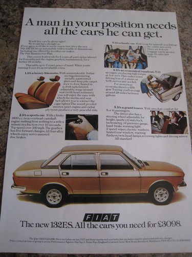 Fiat 132es luxury - fiat, limousine