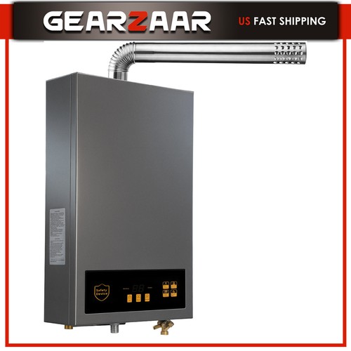 Gas tankless water heater - water,