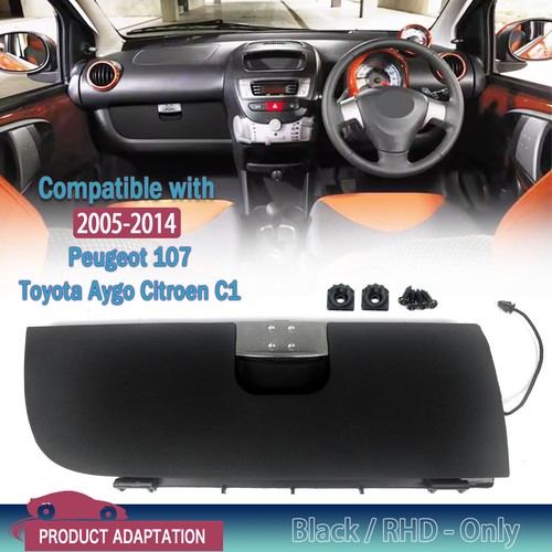 Glove box lid cover - cover, black