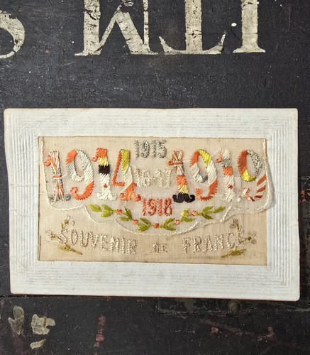 Ww1 french silk embroidered - ww1,