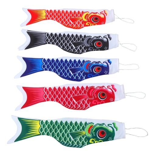 5pcs assorted color - assorted, koinobori