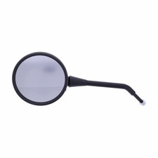 BLACK LEFT ROUND MIRROR