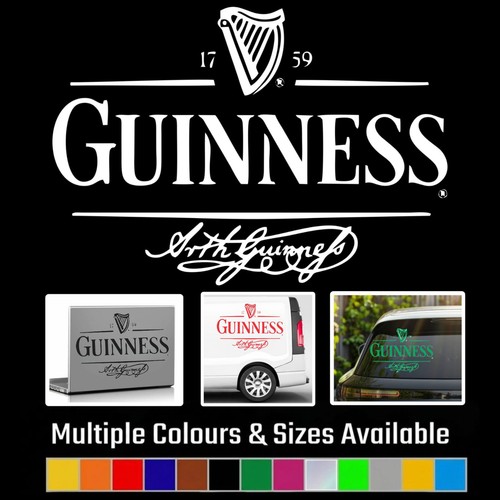 Guinness sticker decal - , vinyl