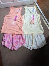 Women's Brand New Primark Vest And Shorts Pyjamas Size 6-8