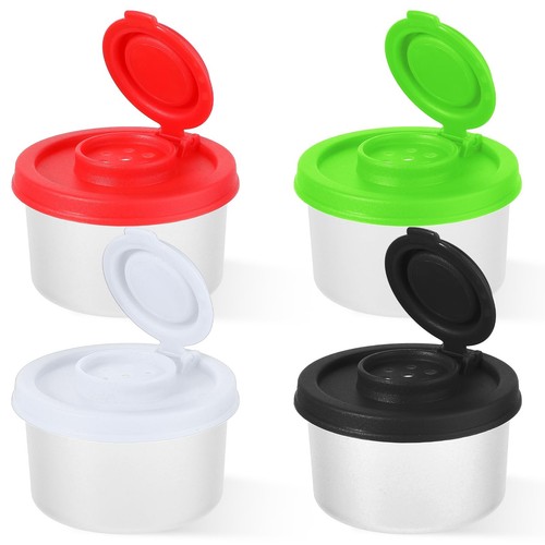 4pcs mini salt pepper shakers - salt,