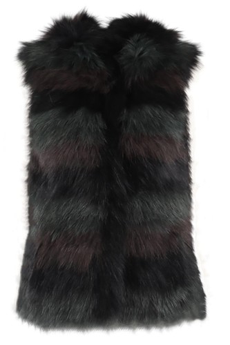Yves solomon fox fur gilet - solomon,