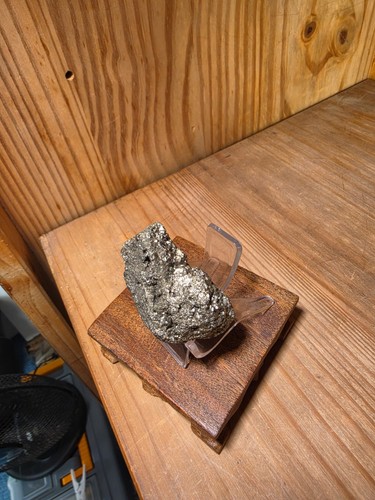 Shiny pyrite crystal - , raw