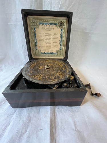Antique symphonion mechanical - antique,