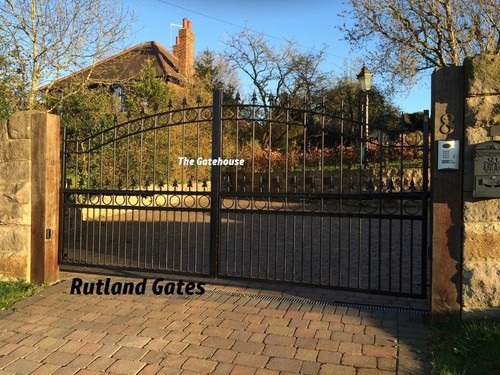 Wrought iron gate heavy duty - iron,