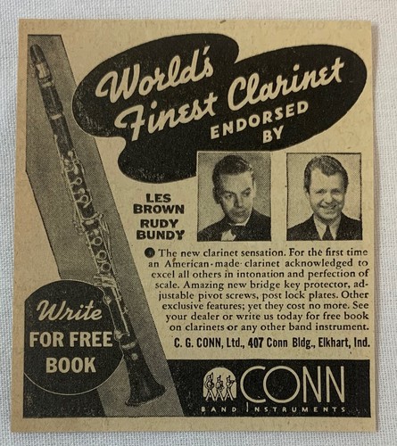 1941 small conn clarinets - 1941,