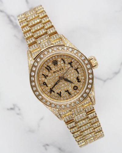 Rolex datejust ladies 18ct - rolex, in