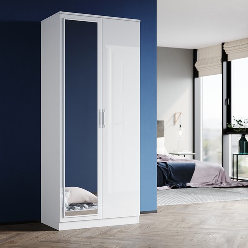 Doors high gloss wardrobe - 2,