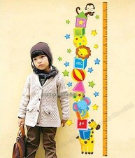 Kid's Height Measure Wall art Stickers Children's Decal