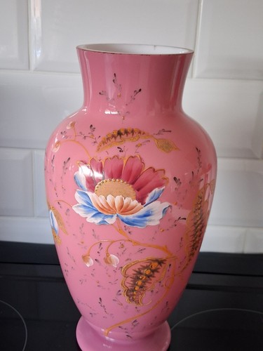 Antique pink opaline - pink, milk