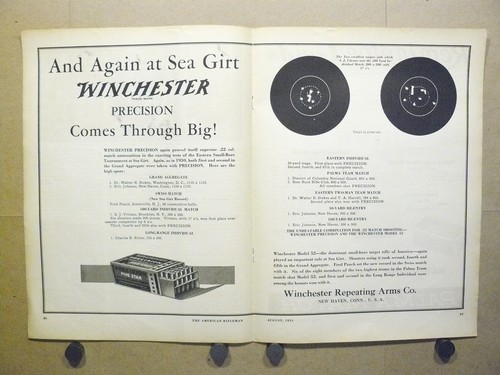 1931 winchester precision 22 - winchester,