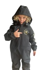 Kids Rain Suit, Outdoor Softshell Suit Waterproof Suit, All in One, Puddle Suit,