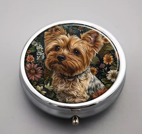 Yorkshire terrier pill box - terrier,