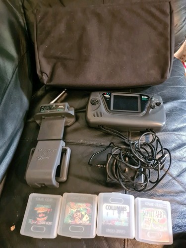 Sega game gear console bundle - game,