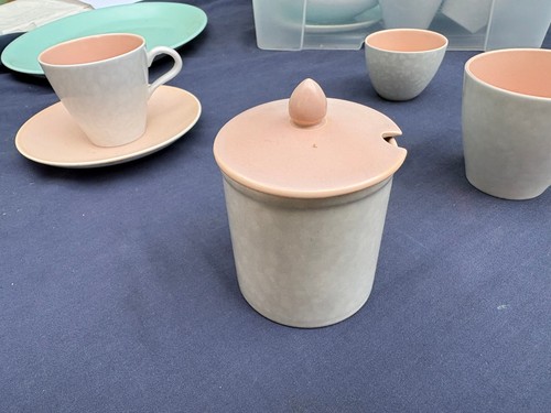 Poole twin tone peach and - twin,