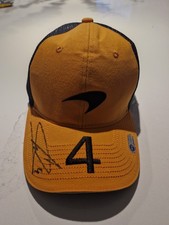McLaren Cap Signed By F1 Driver LANDO NORRIS ACG CERTIFIED