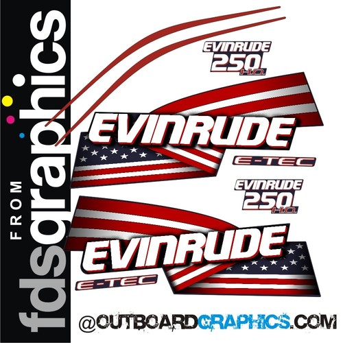 Evinrude 250hp etec - etec, ho