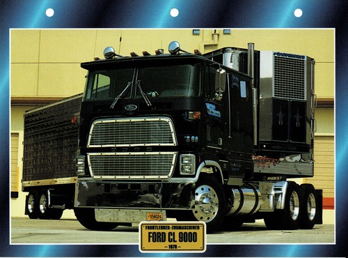 Ford cl9000 1978 info - cl9000, card