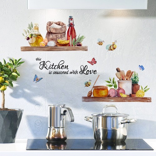 Large kitchen butterfly vinyl - butterfly,