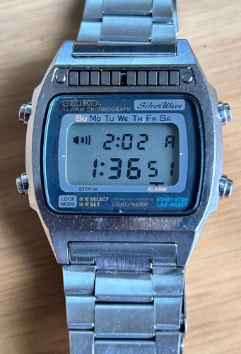 Seiko a257 5020 silver - seiko, wave