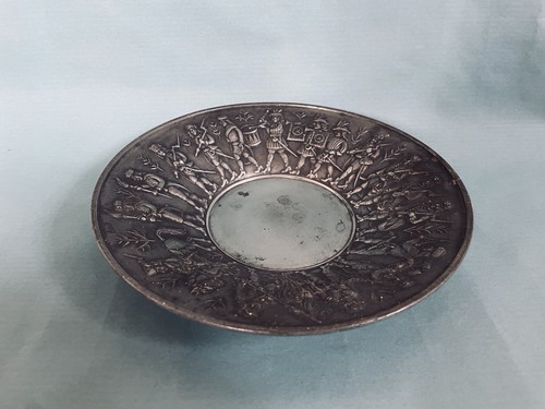 Vintage asn pewter plate - vintage,