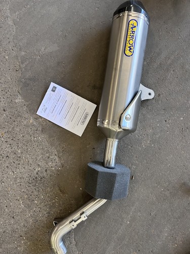 Arrow titanium exhaust - arrow,