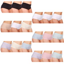 Ladies 3 Pairs Plain Full